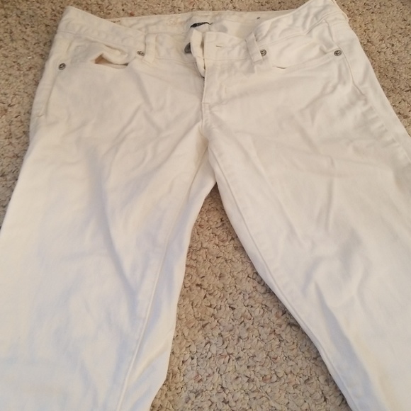 American Eagle Skinny White Jean's Size 4 - Picture 2 of 5